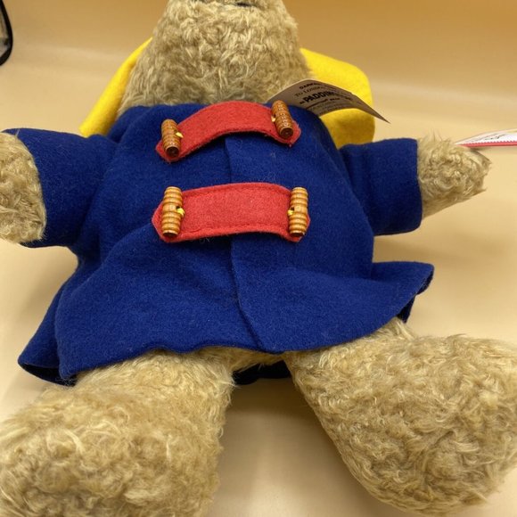 EDEN Toys Classic PADDINGTON BEAR Yellow Hat Blue Navy Red Jacket 14” - Picture 2 of 8